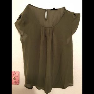 Dark Green Top